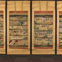 大幅 四幅対 親鸞上人絵伝
