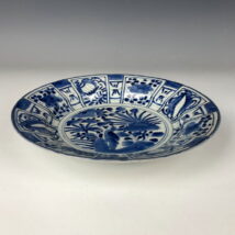 古伊万里 染付 芙蓉手 大皿 江戸中期