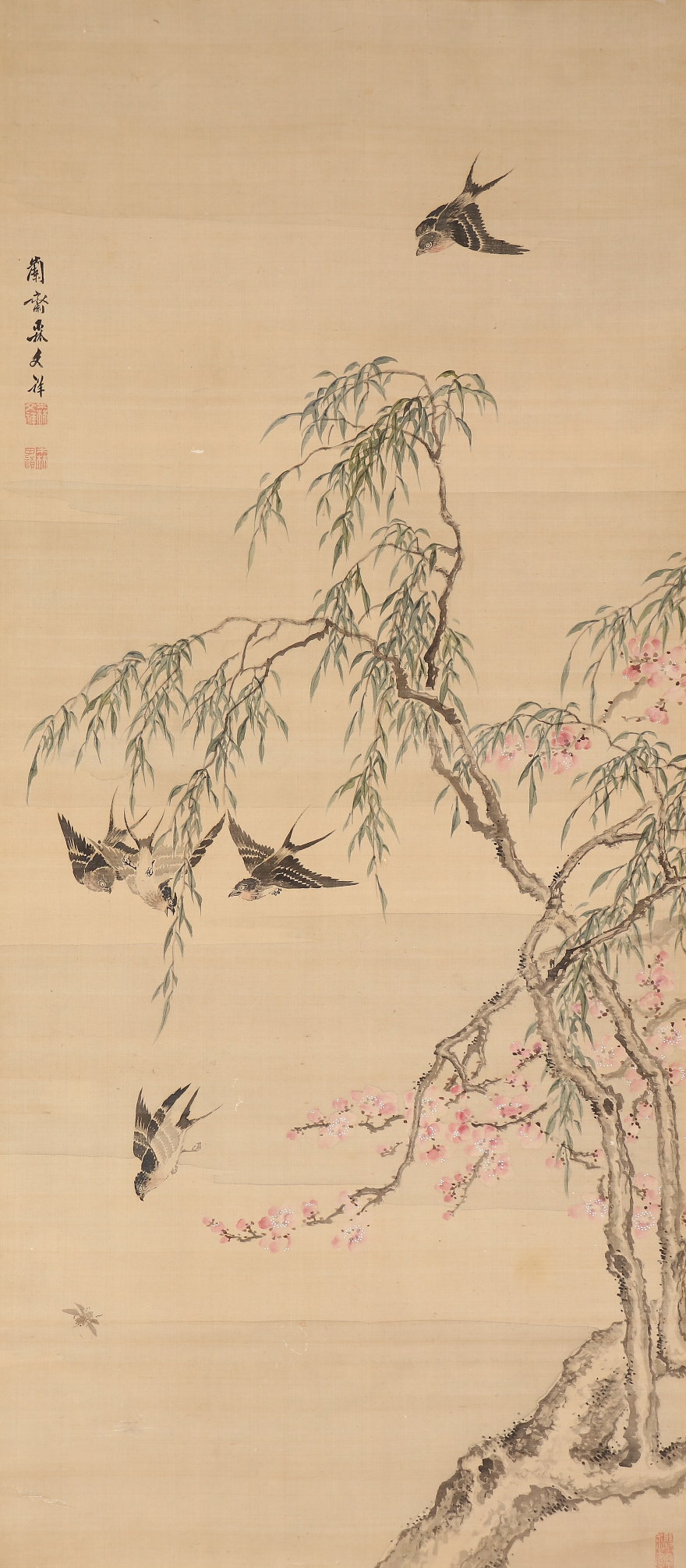 真作】掛軸 書画 合箱入 N126 美術品・アンティーク・コレクション