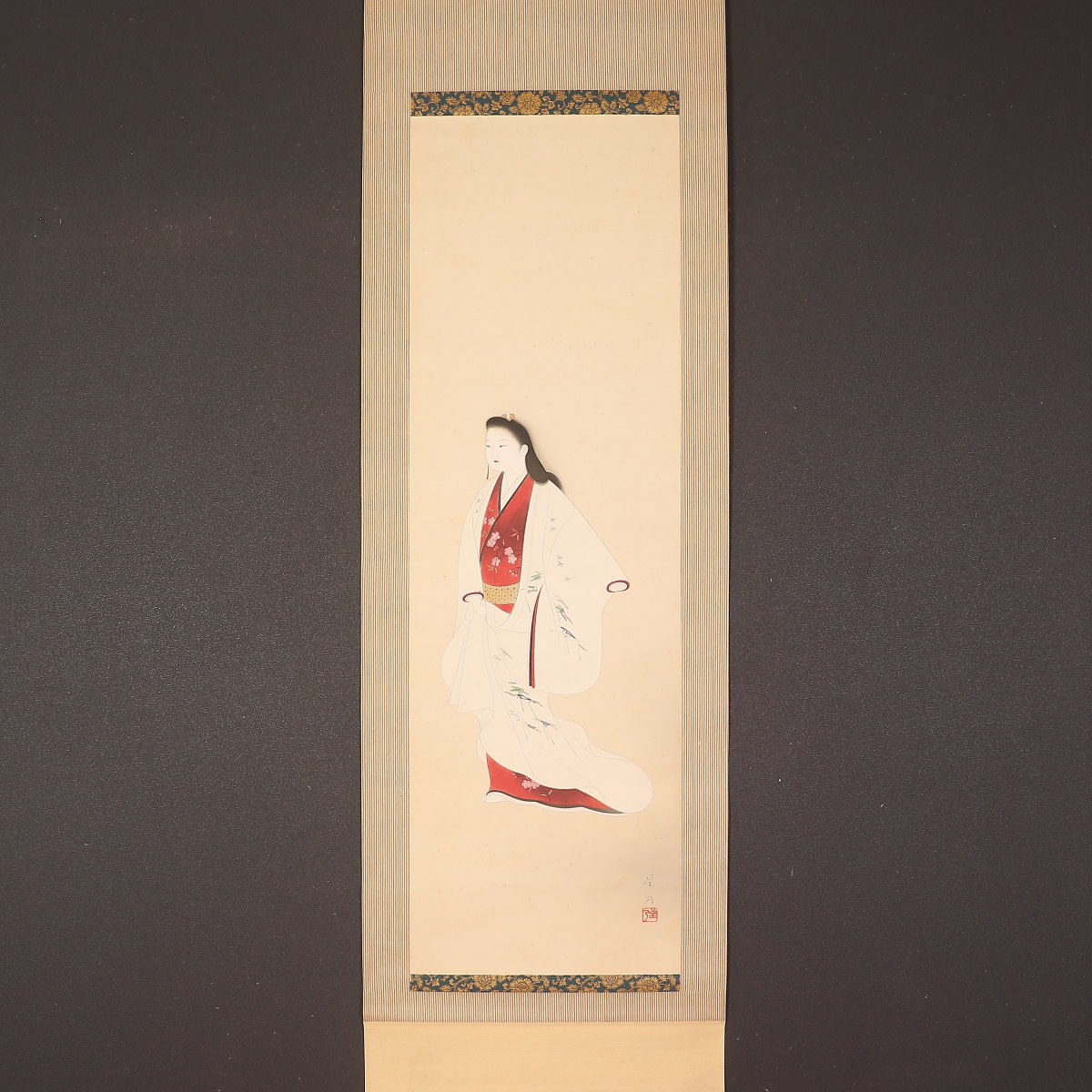 祖父の宝　時代の掛軸　書道筆保証　　日本　中国美术品 X1080C16-8 掛け軸や骨董品の販売・買取なら株式会社縁［大阪］