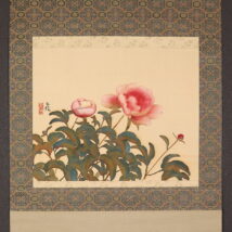 ＜土田麦僊＞芍薬図