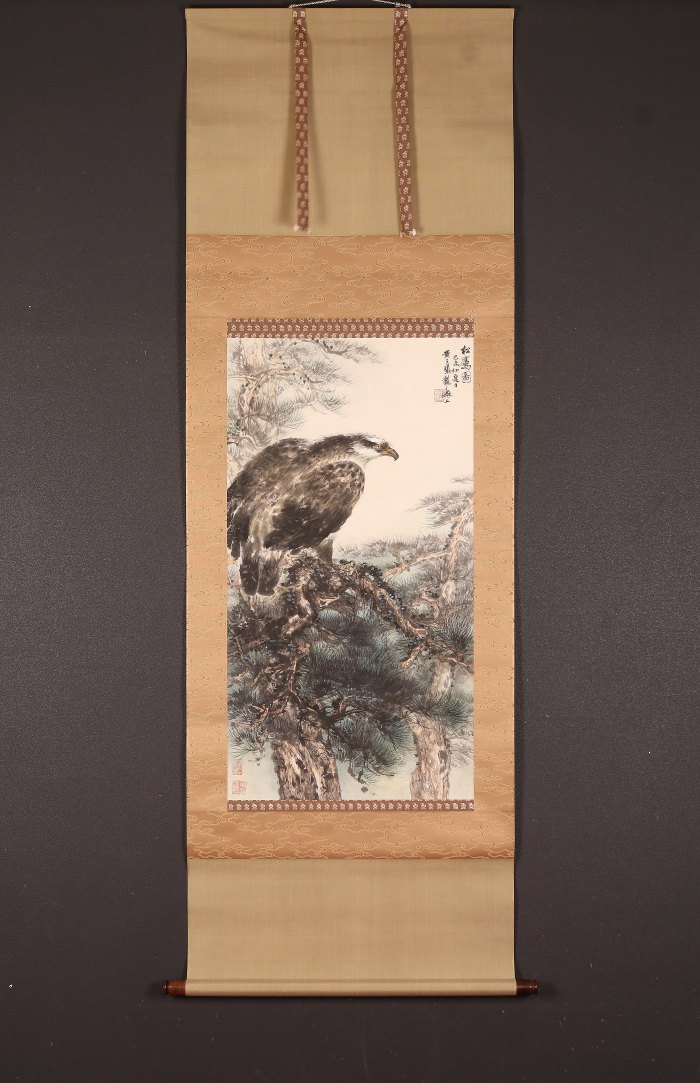 中国掛け軸　ゴールド　骨董品　美術品　縁起物　開運 中国掛け軸 ゴールド 骨董品 美術品 縁起物 開運