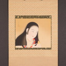 掛軸＜中村大三郎＞美人図（HP1318)