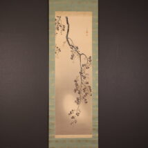 掛軸＜今井景樹＞朧月枝垂桜図（HP1601)