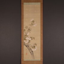 掛軸＜坂本浩雪＞桜花図（HP1636)