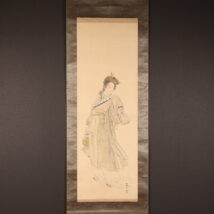 掛軸〈上島鳳山〉西王母図（hp1697)