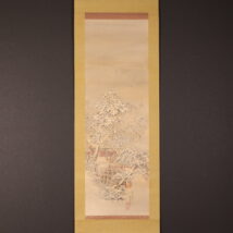 掛軸＜福井月斎＞雪景住吉大社図（HP1707)